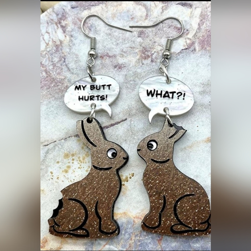 Funny Bunny Earrings
